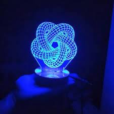 Burhani Enterprises laser cut Acrylic Led Night Lamps, For Home